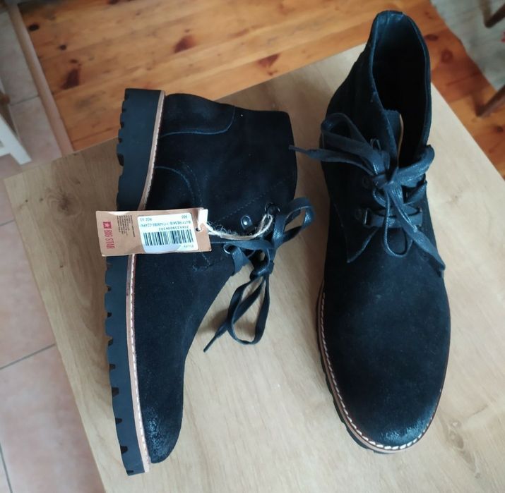 Big Star rozmiar 44 czarne zamsz porzadne buty 29,5cm