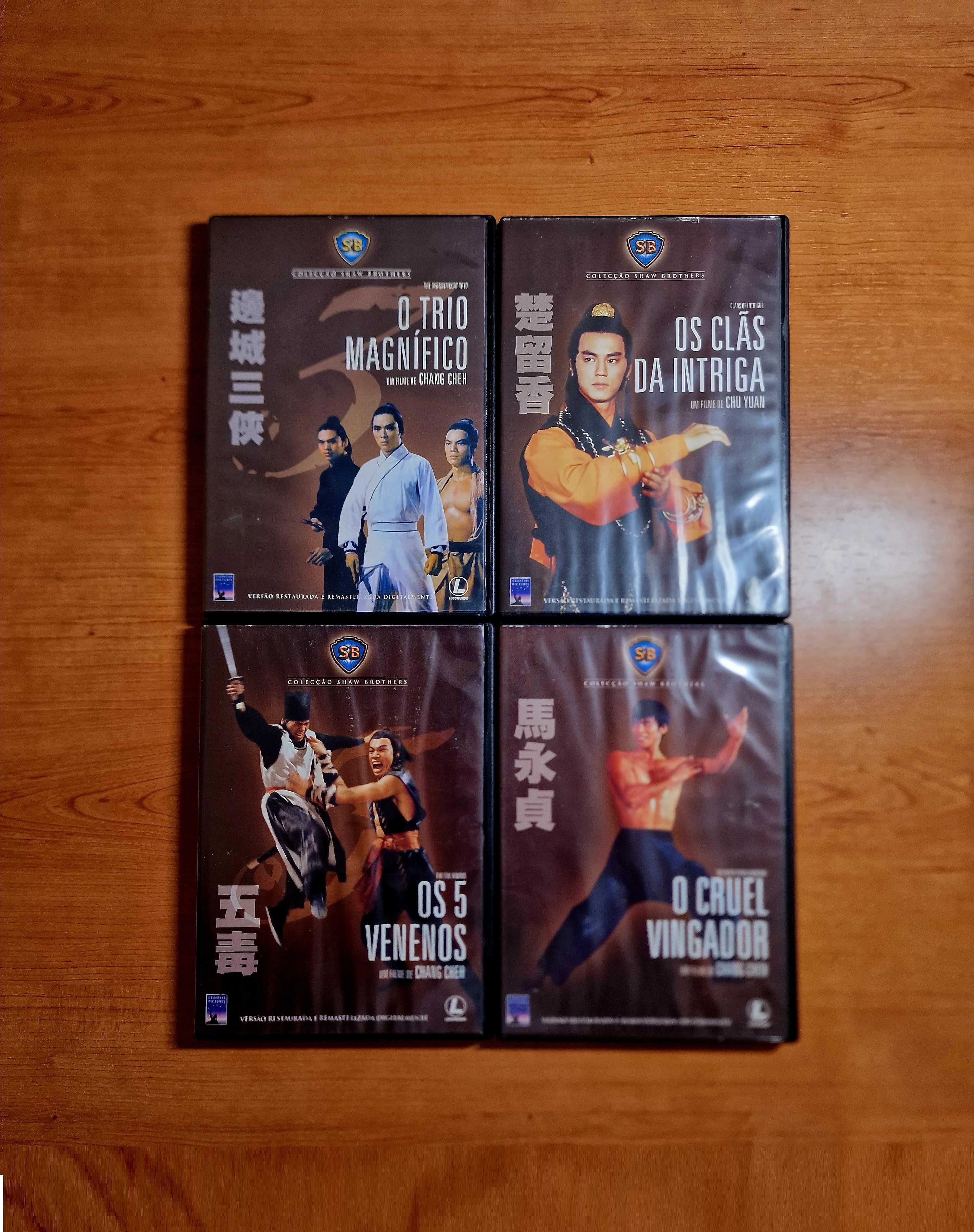 Coleção SHAW BROTHERS - O Melhor das Artes Marciais / 4 Filmes Míticos