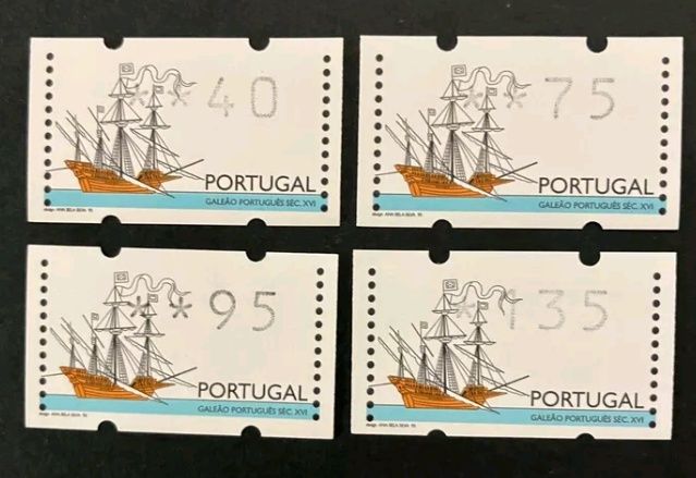 1995 Etiqueta Galeão Português SEC XVI MNH **