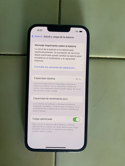 Iphone 13 pro 128Gb Bateria 76%