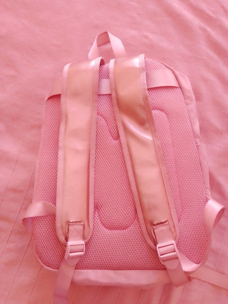 Mochila escolar rosa