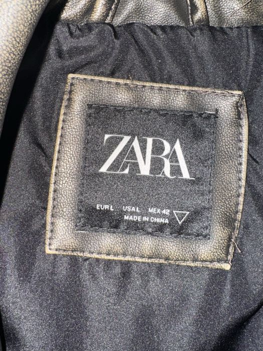 Jaqueta de Couro tamanho L Zara