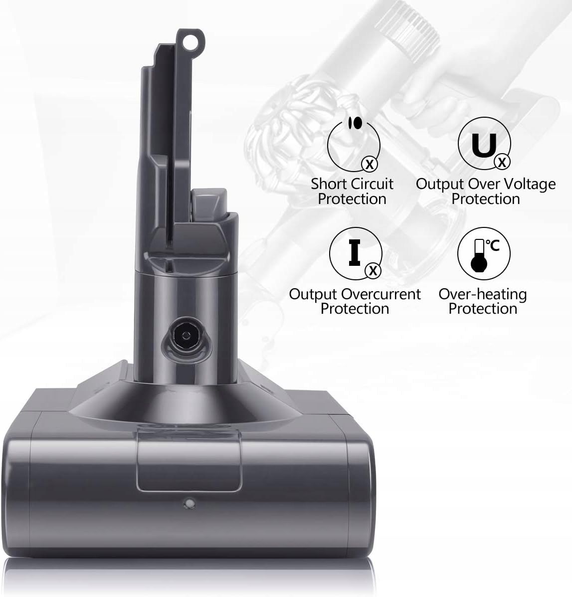 bateria do dyson v8 morpilot 5000mah zamienna