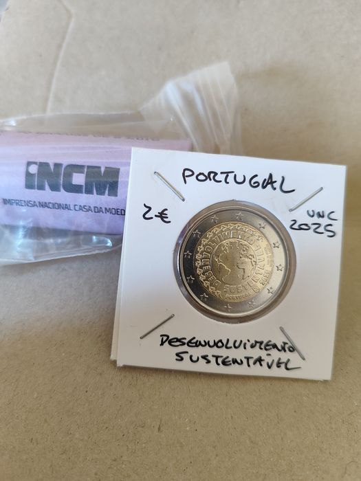 Moedas de 2€ de Portugal - Desenvolvimento Sustentável (2025)