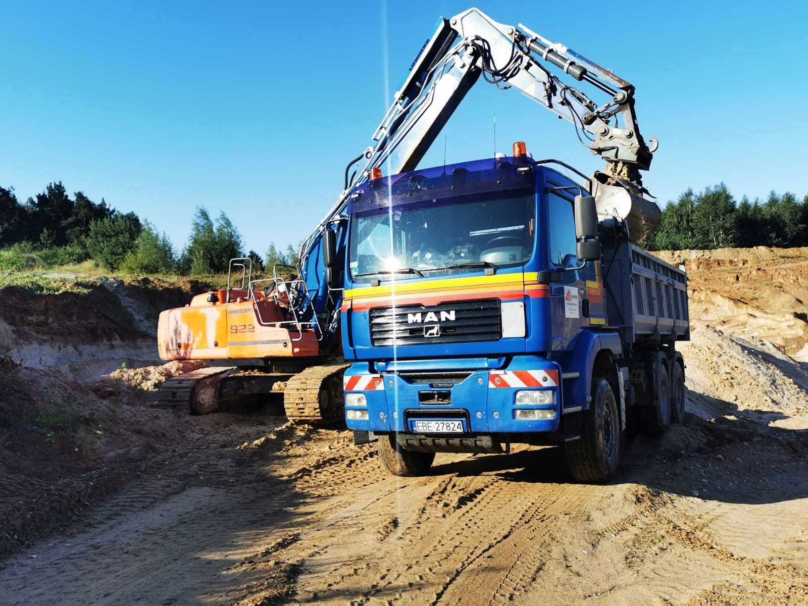 Usługi Koparką, Koparko-ładowarka, utwardzenie terenu