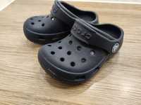 Klapki chodaki dziecięce Crocs Comfort C7 Granatowy Navy