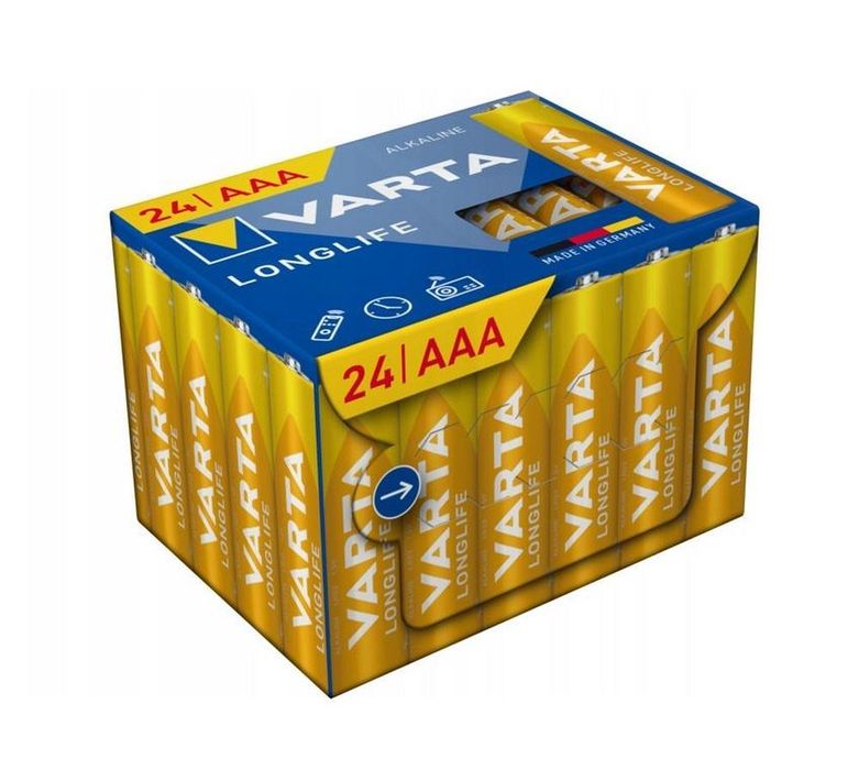 VARTA bateria alkaliczna R3 (AAA) Longlife 24 szt