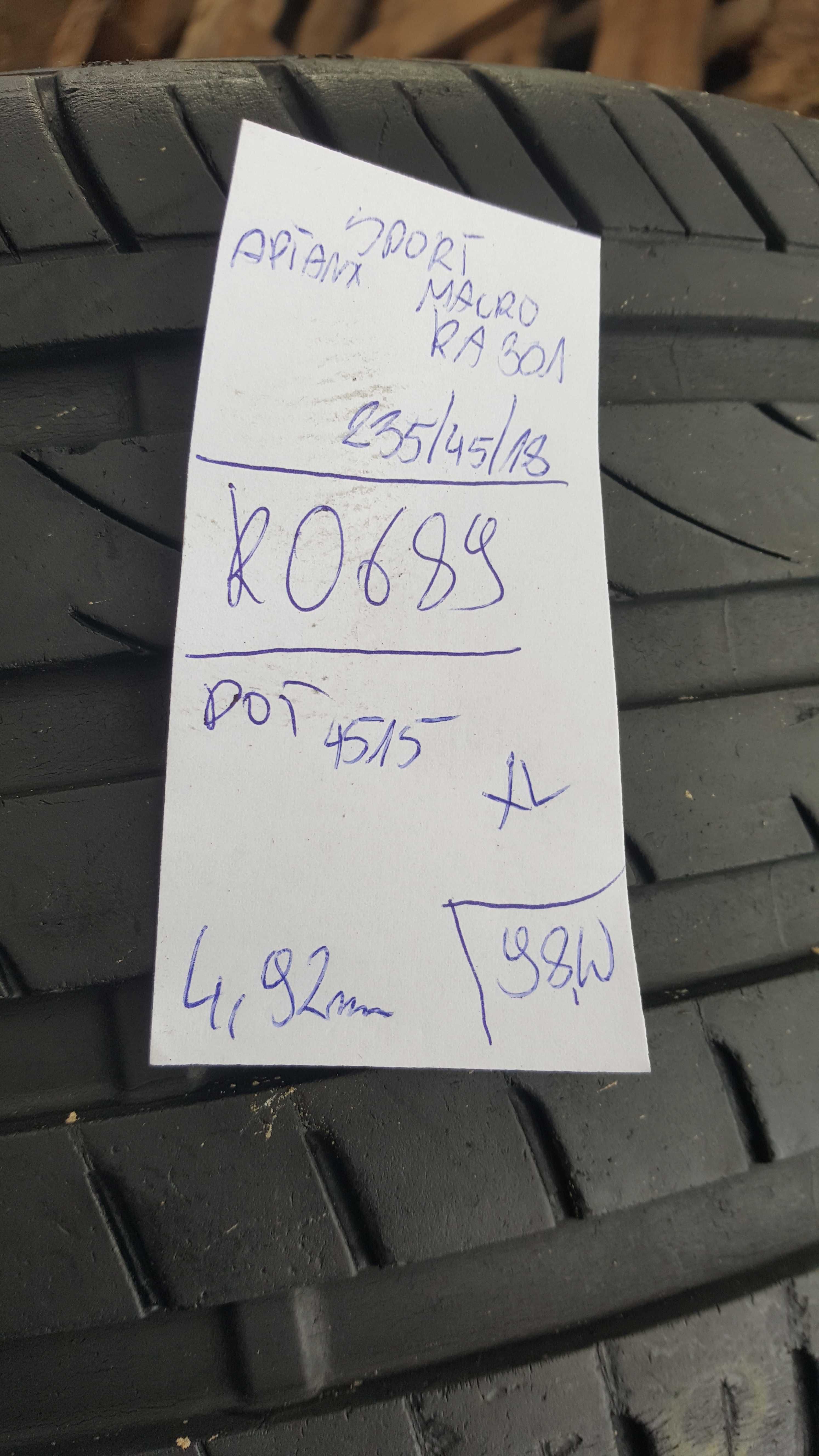 Aptany 235/45 r18 Sport Macro RA301 XL /// 5mm!!!