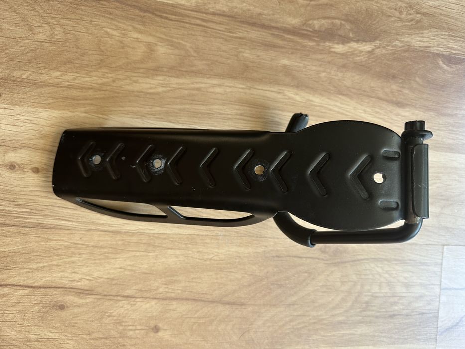 Wieszak ścienny na rower 25 kg czarny