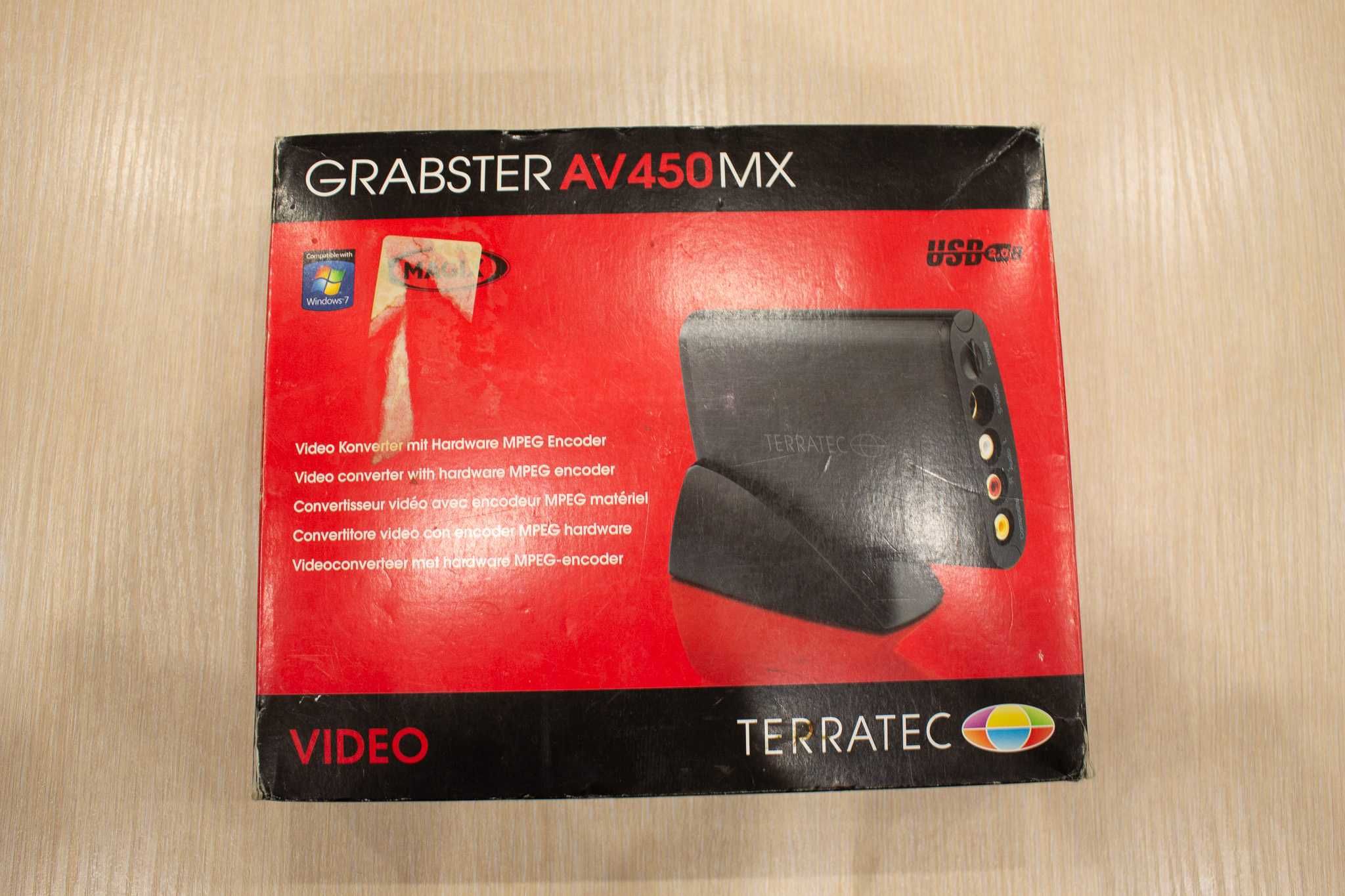 Zgrywanie z VHS przegrywanie DVD CD Terratec Grabster AV 450