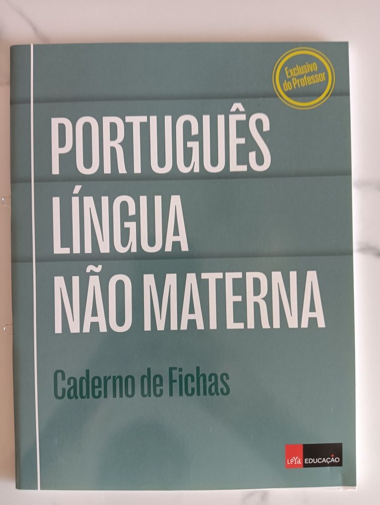 Português língua Não Materna Caderno de Fichas (Exclusivo do prof)