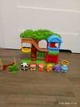 One Two Fun Zestaw zoo z drzewkiem