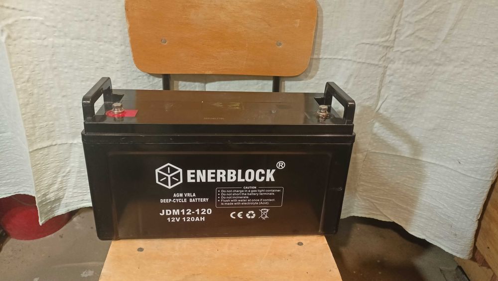 Akumulator 12V 120Ah AGM  ENERBLOCK