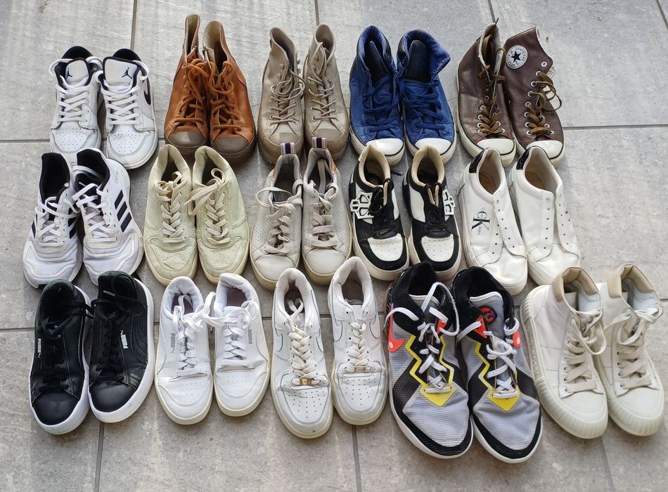 15 par butów Nike,Converse,Puma,Gino Rossi,Calvin Klein,Naked Wolfe in