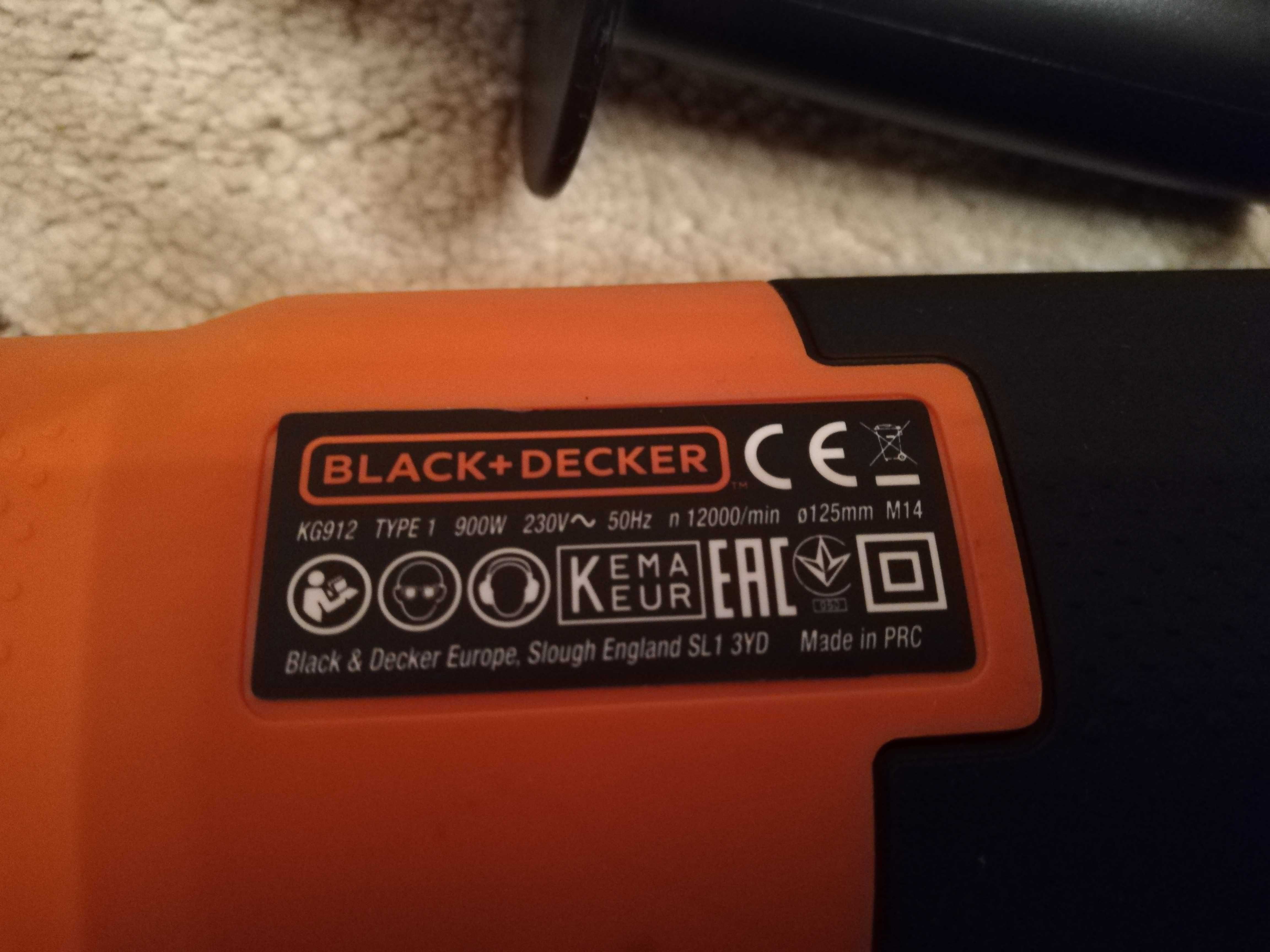 Sprzedam Szlifierkę kątową Black&Decker model
KG912