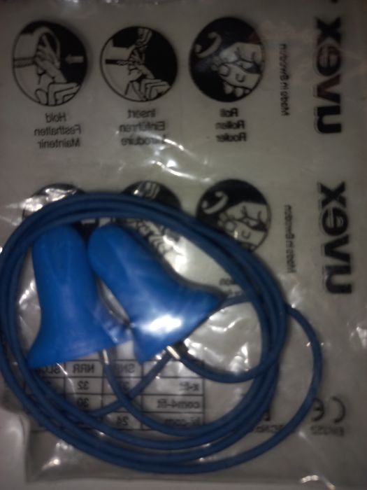 Zatyczki stopery  uvex blue