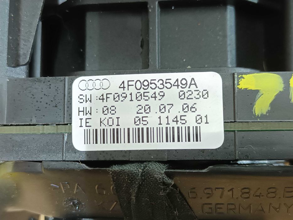 Przełącznik zespolony manetki pająk taśma tempomat AUDI A6 C6 Q7 4L