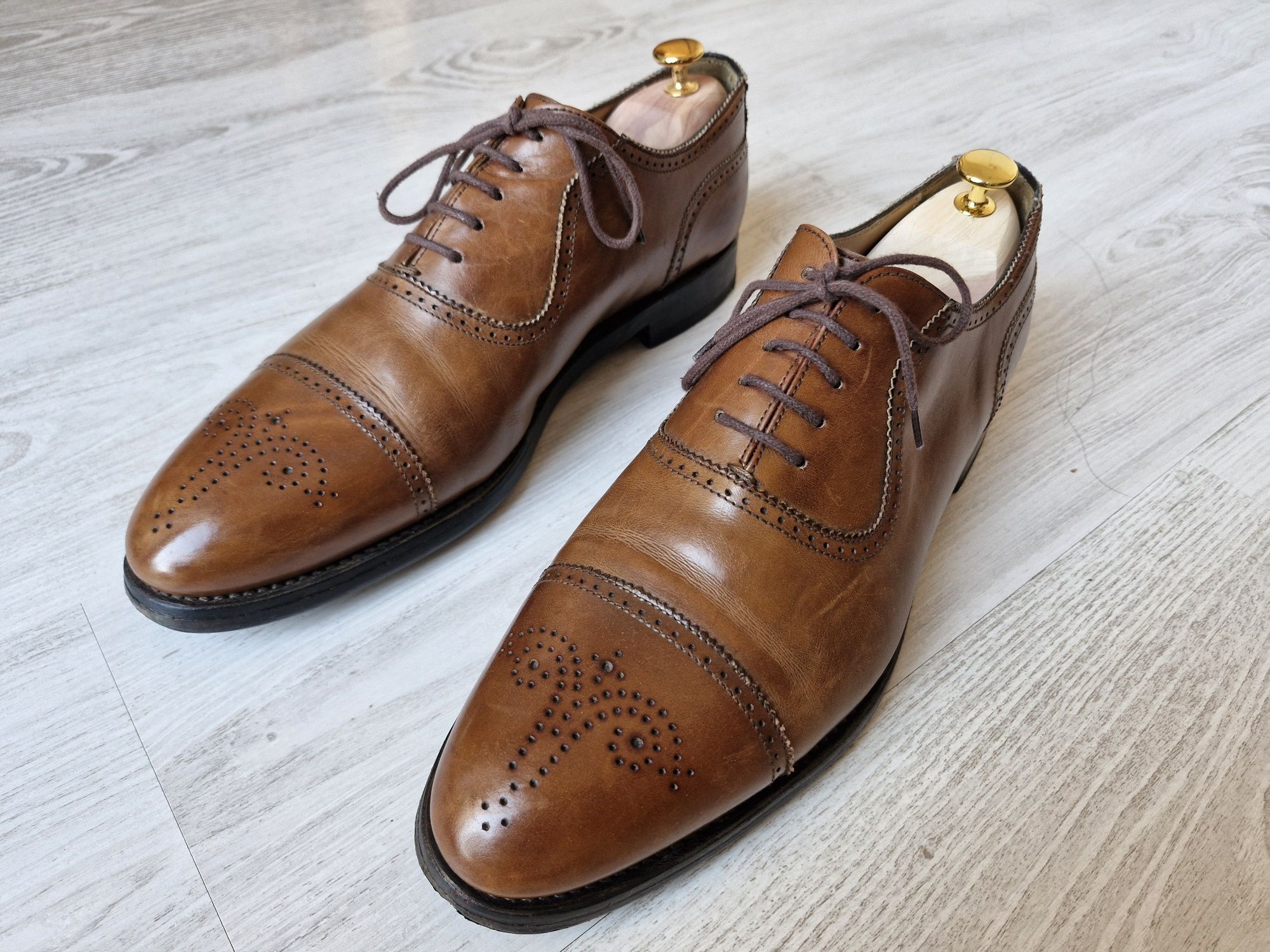 Buty oxford berwick 2509 brogsy