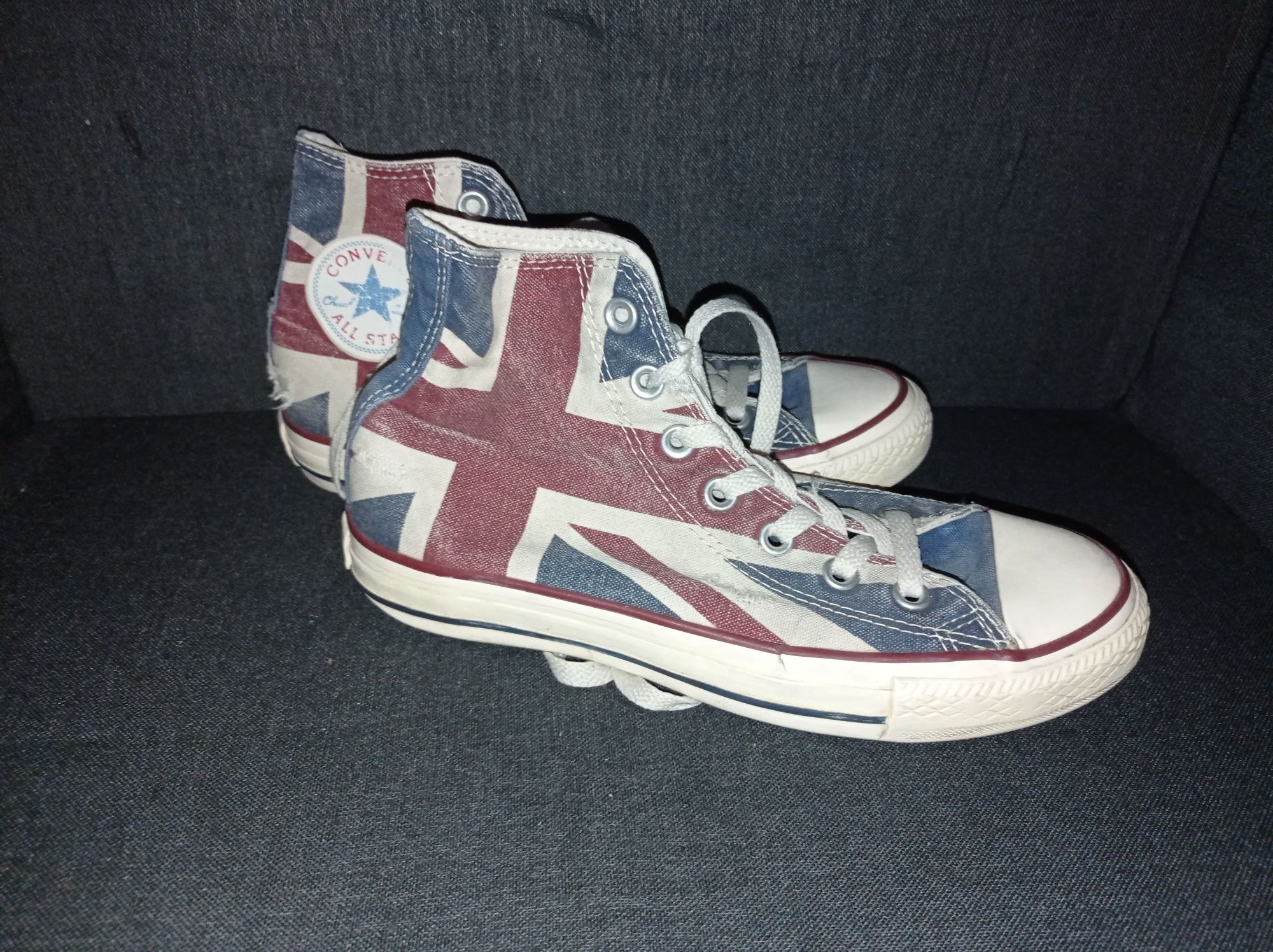 Buty Convers all star wysokie trampki rozmiar 37,5 wkładka 24cm