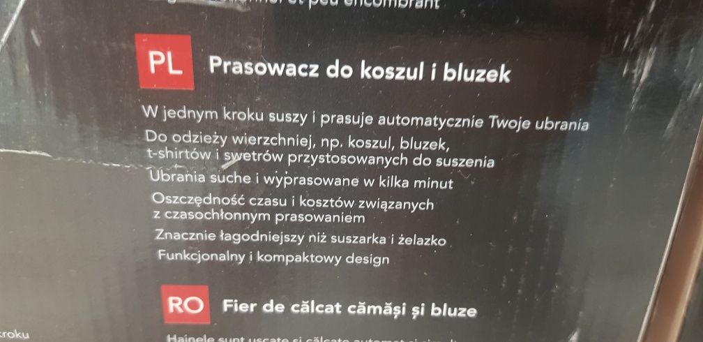 Prasowacz parowy cleanmaxx
