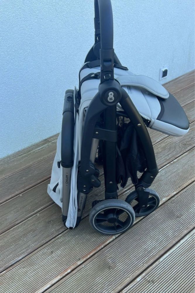 Wózek spacerowy Apino dla dzieci Kinderkraft szary