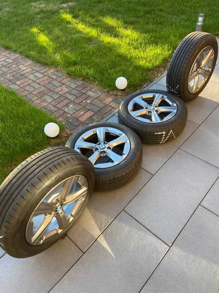 Alufelgi 17cali koła 5x112 nowe opony Bridgestone 205/60R17 letnie OEM