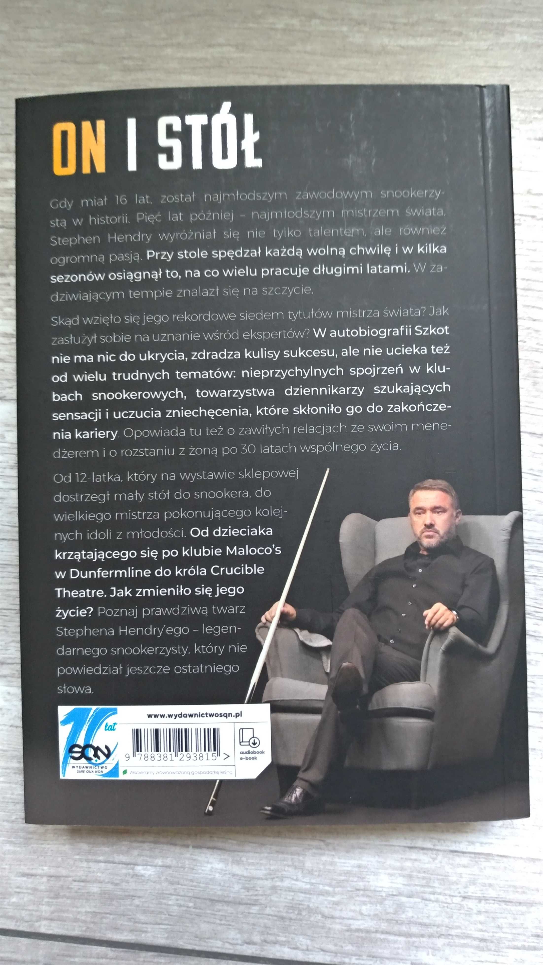 Stephen Hendry, Autobiografia