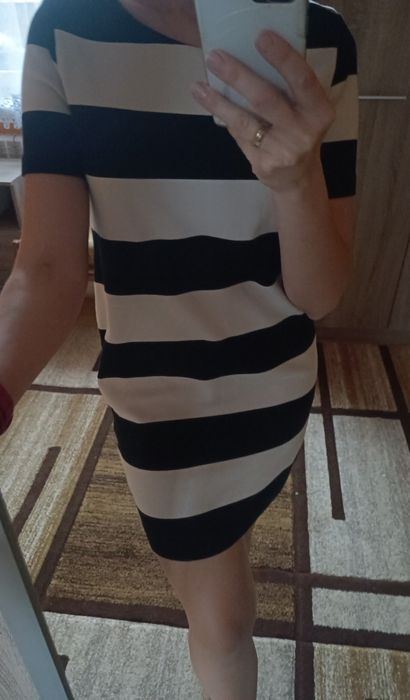 Sukienka w paski S H&M