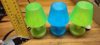 3x lampy Led (2 zielone i niebieska)