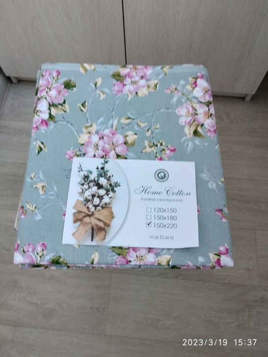 Новые льняные скатерти