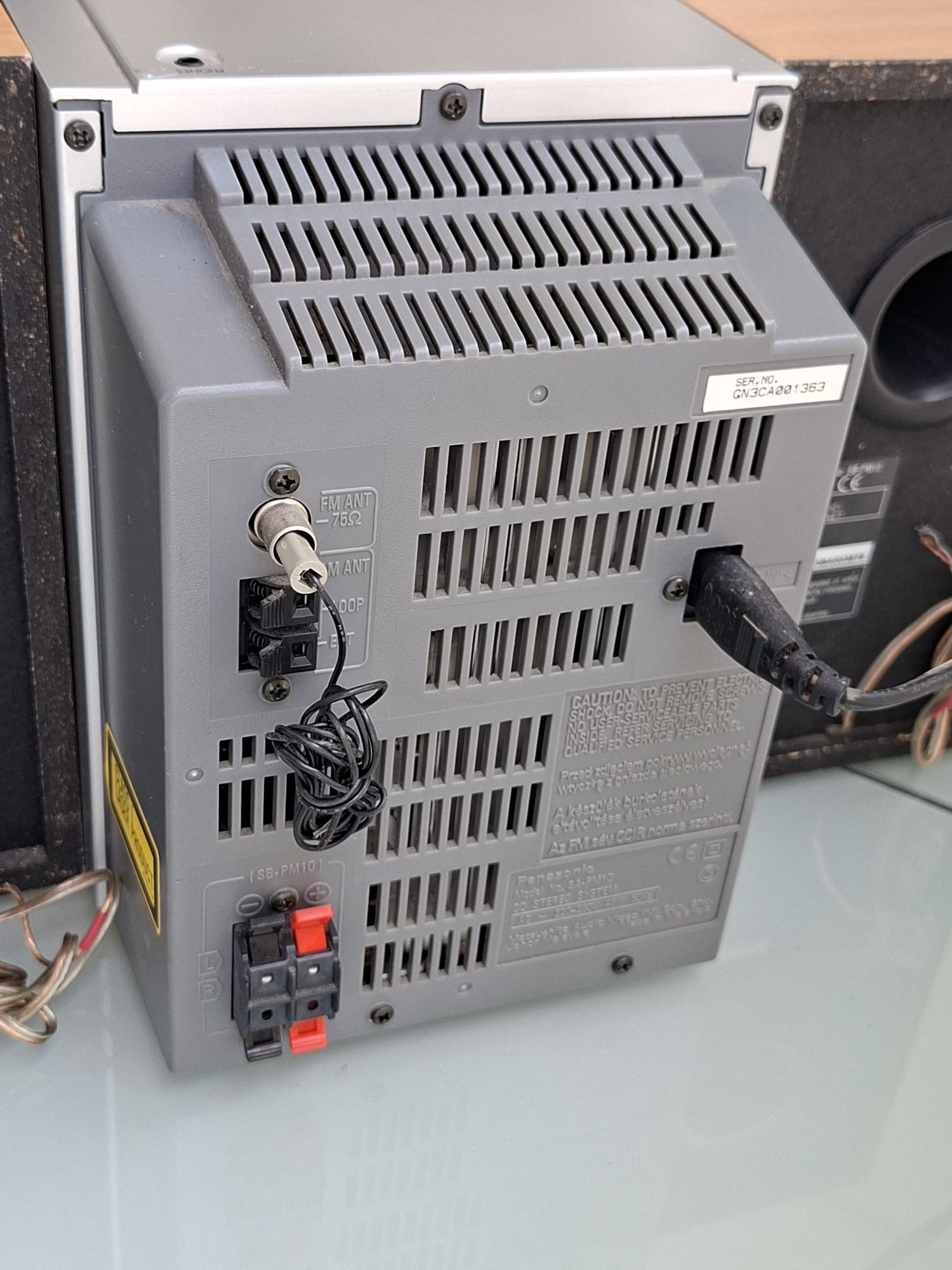 Aparelhagem Alta Fidelidade Panassonic