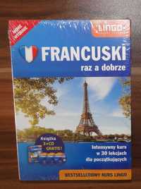 Kurs Jezyka Francuskiego Intensywny Ksiazka + 3 CD / LINGO Francuski