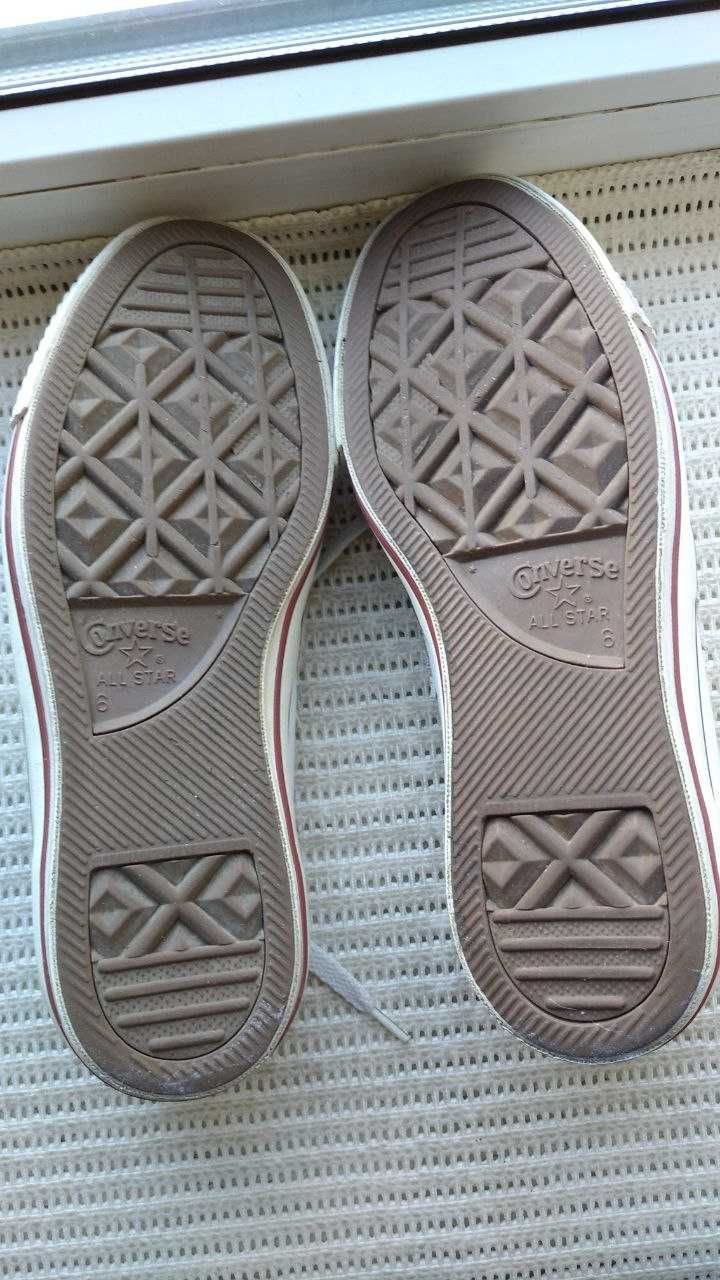 Кроссовки Adidas Converse, кожа, размер 39, стелька 25 см