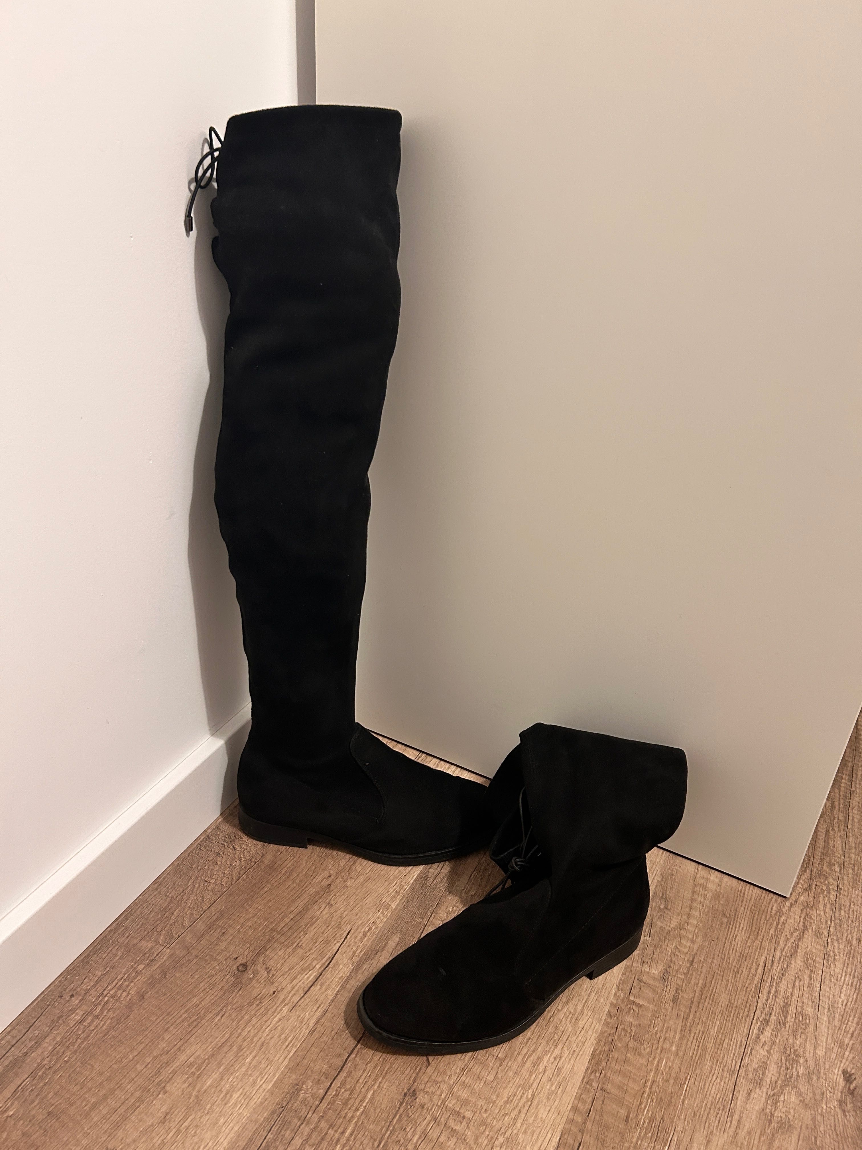 Buty muszkieterki czarne