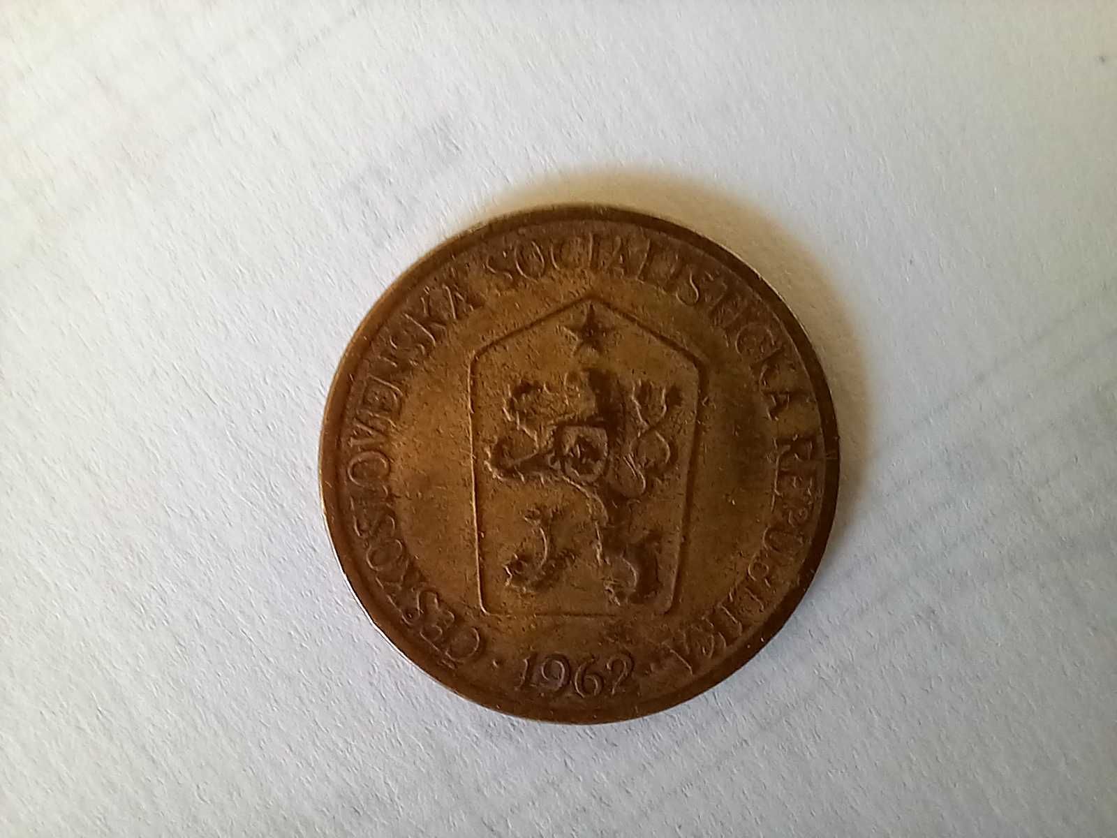 Moneta Czechosłowacja - 1 korona 1962 /8/