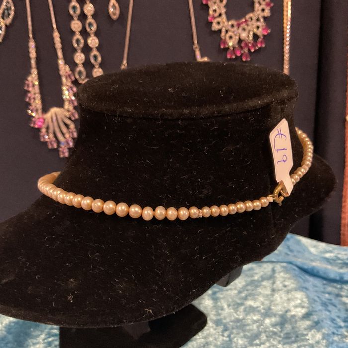 Colar pérolas vintage