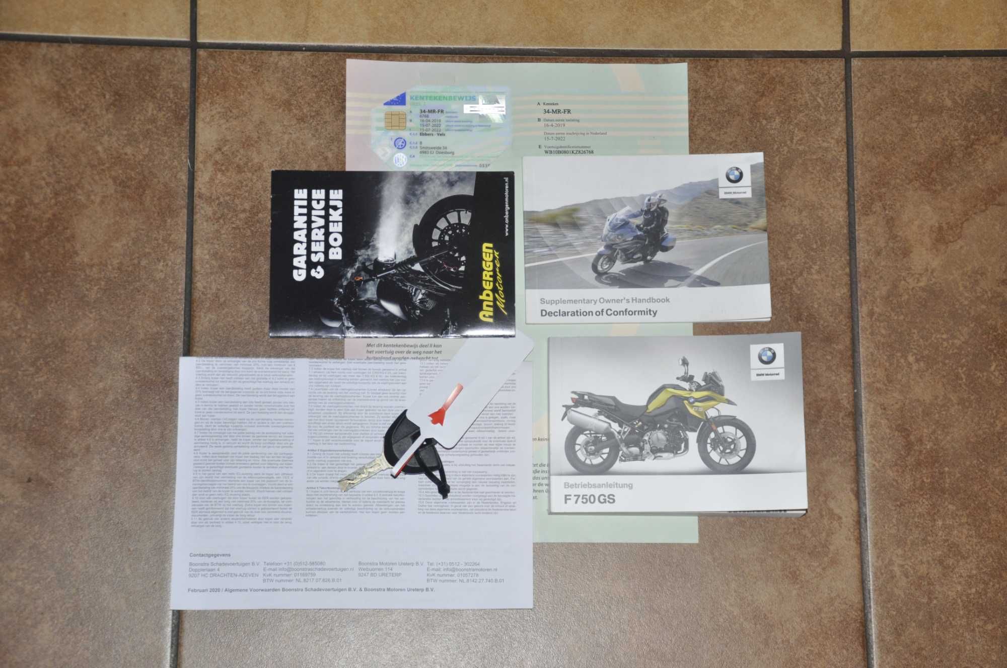 BMW F750GS 19r f850 zamiana