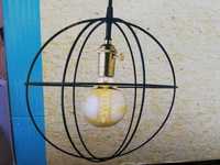 Oprawa / Abażur lampa Globe Cage Loft Industrial