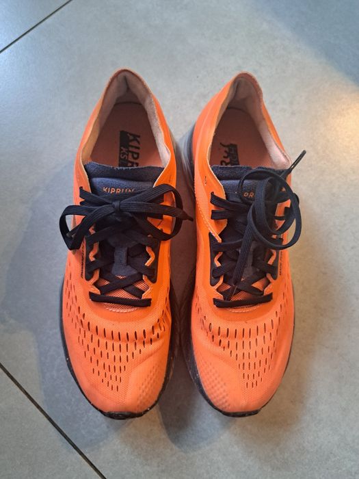 Buty sportowe do biegania KIPRUN damskie r. 39 24,5 cm pomarańczowo-gr