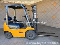 Wózek Widłowy TOYOTA 7FG15 , Wózki Widłowe TOYOTA 7FGF15 widlak LINDE