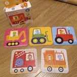 Puzzle koparki wiek 2+ stan idealny