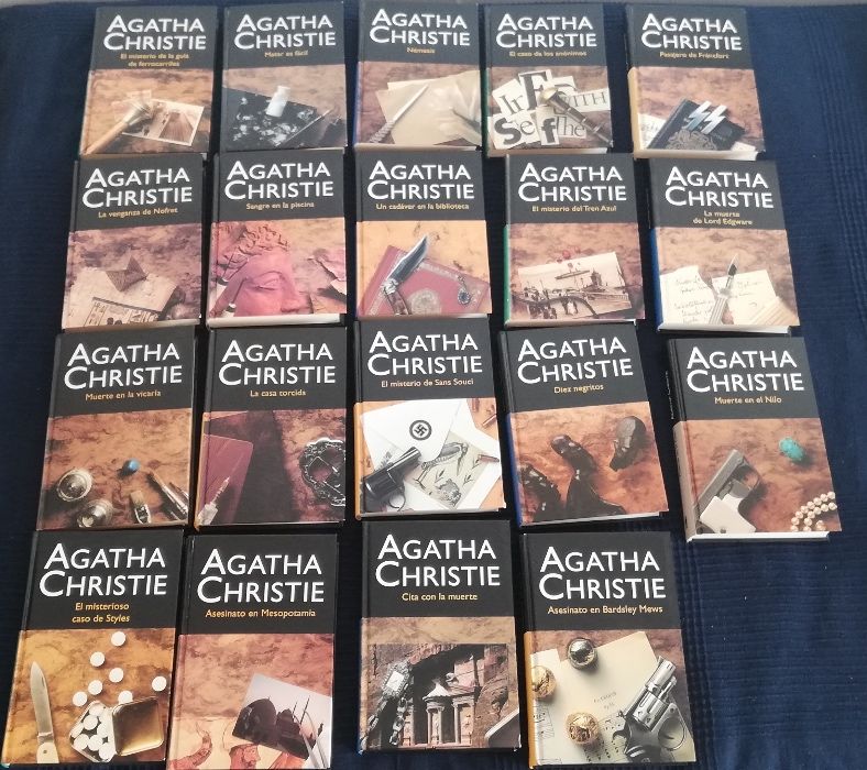 Coleccao de Livros da Agatha Christie em espanhol