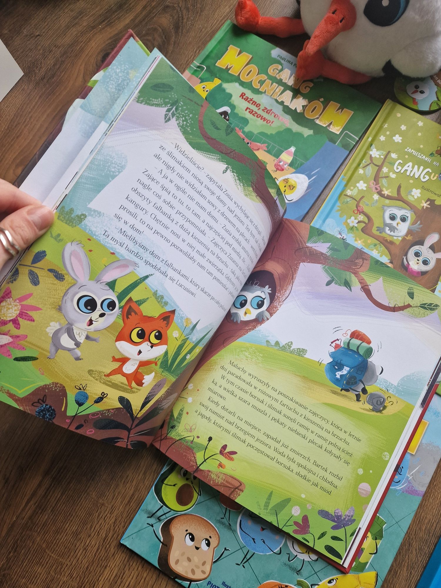 Zestaw książek maskotki zabawki książka puzzle książeczki