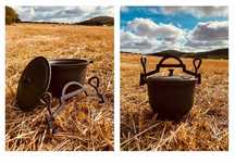 Kociołek 16L żeliwny 309zl 2p Kociołek 16L emalia 329zl