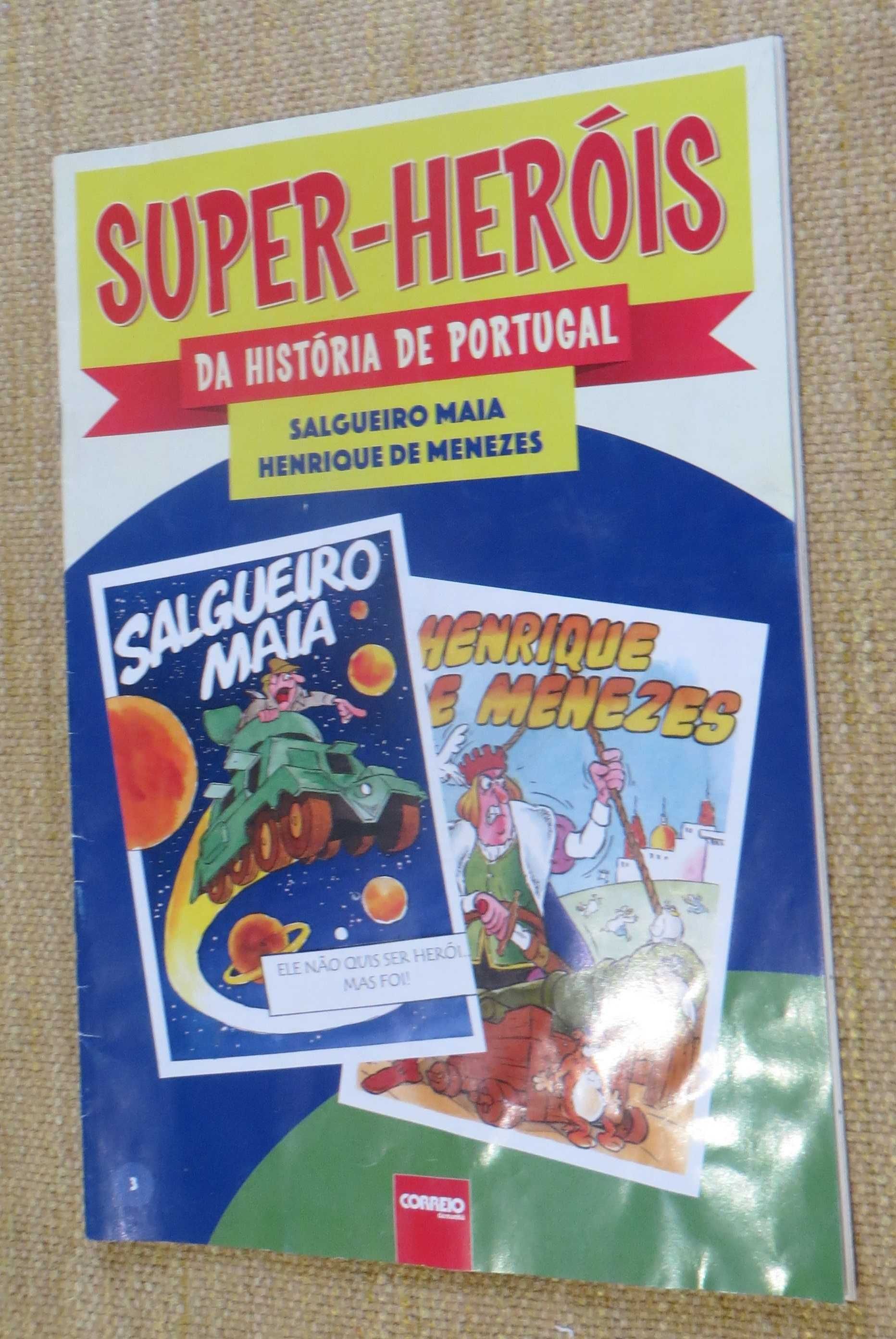 Livro - Revista Super Heróis História Portugal em BD - Salgueiro Maia