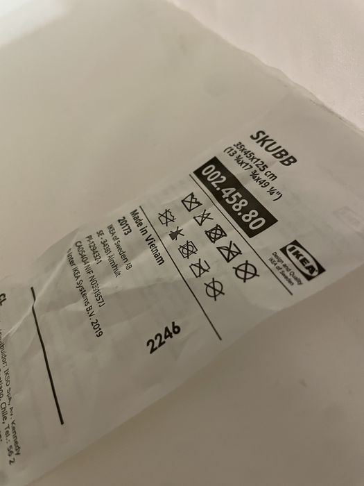 Regaly materialowe ikea skubb i stuk