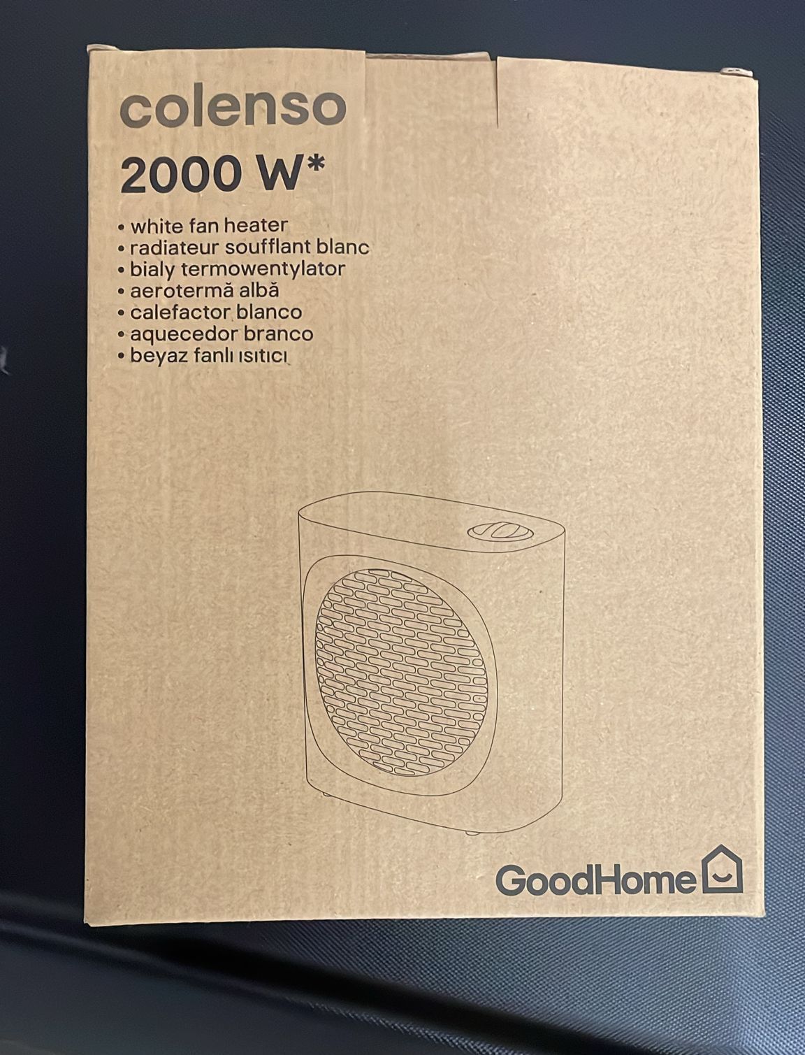 Termowentylator grzejnik farelka colenso 2000W nowy polecam
