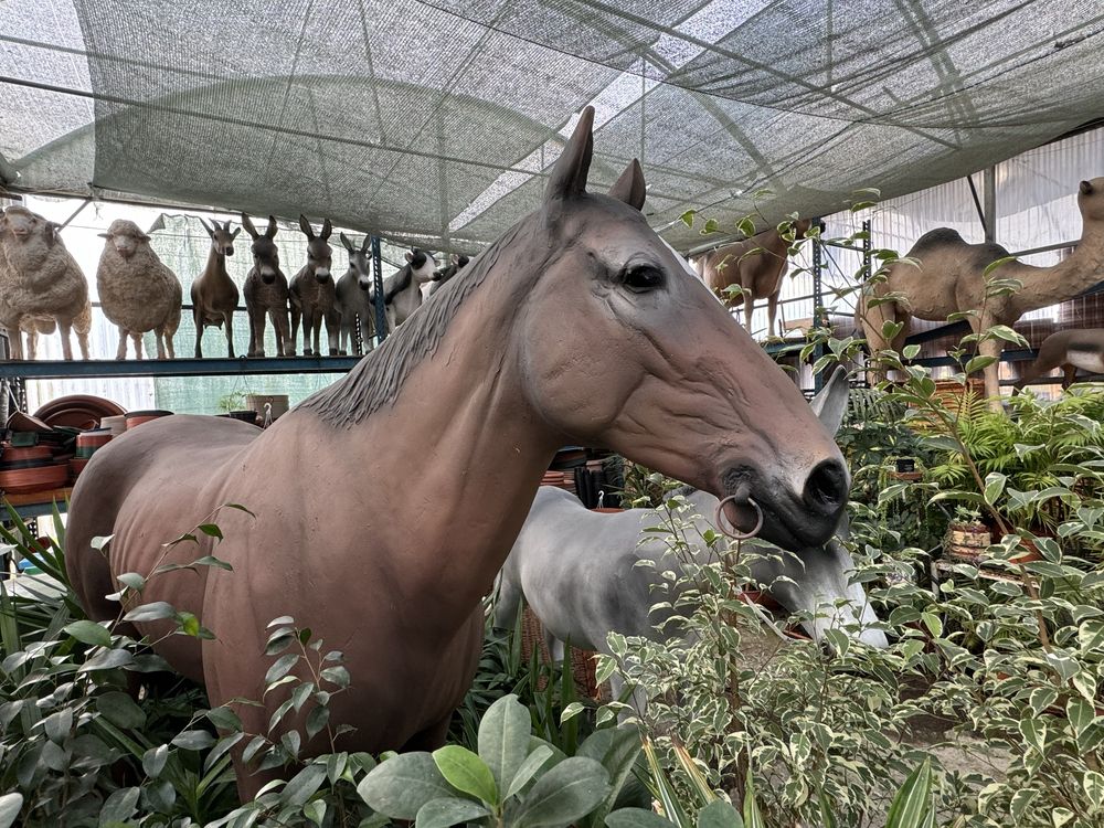 Cavalo | Tamanho Real | Fibra | Animal | Decoração