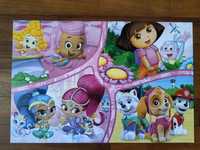 Trefl puzzle 24 maxi Dora Psi Patrol Shimer