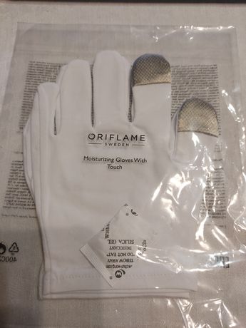 Oriflame Novage нові spa рукавички для підсилення дії крему